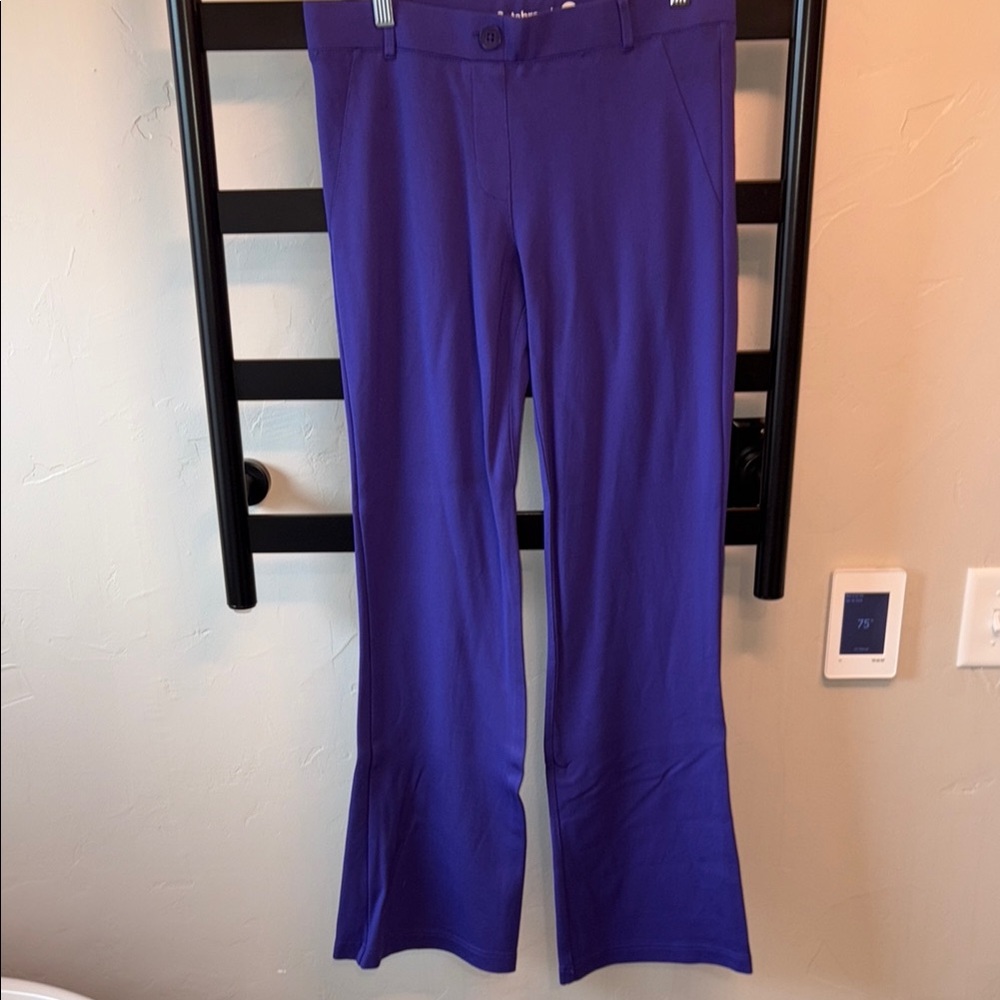 Betabrand Vibrant Purple bootcut Pants